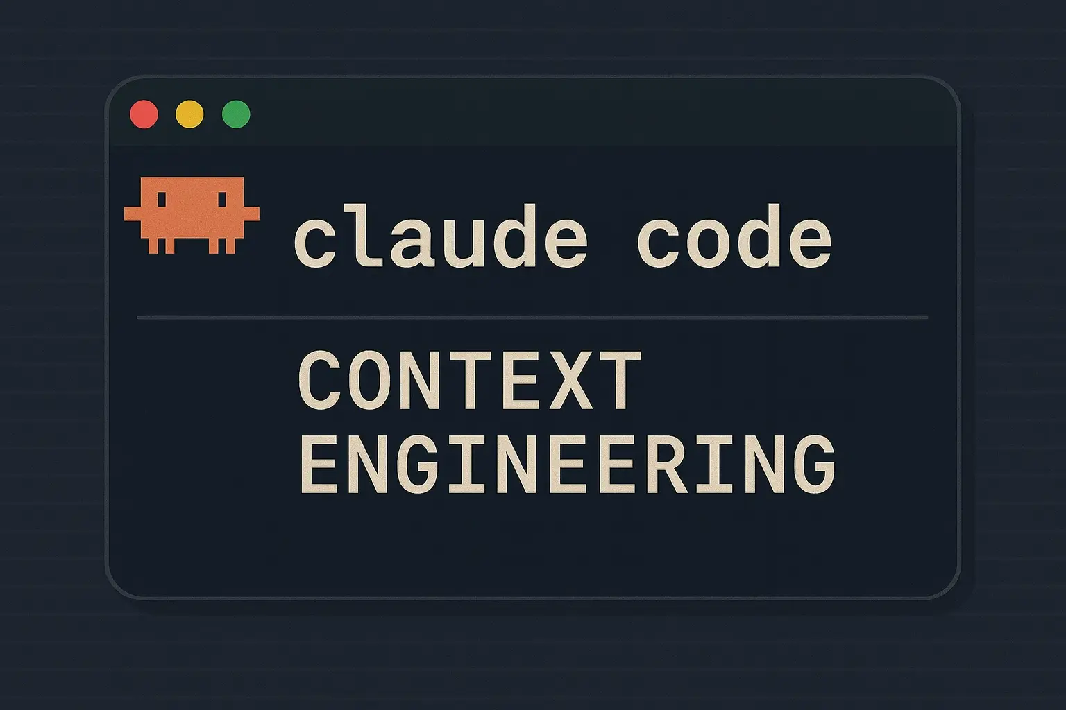 Context Engineering with Claude Code